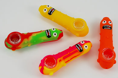 SILICONE PICKLE HAND PIPES