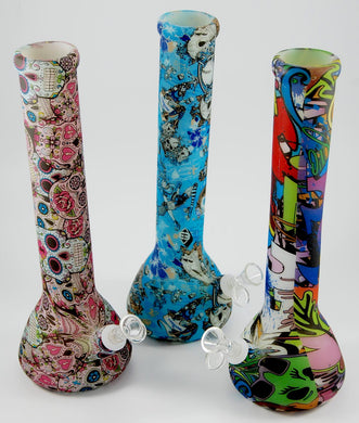 BEAKER SILICONE WATER PIPE