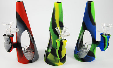CONE SHAPE SILICONE WATER PIPE