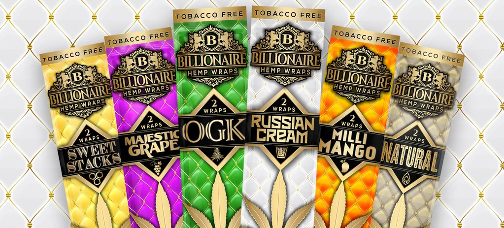 BILLIONAIRE HEMP WRAPS ( CLICK FOR MORE FLAVORS )