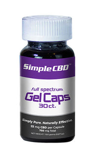 Simple CBD Soft Gel Capsules ( 30ct )