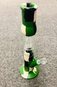 Tall Stand Up Hybrid Silicone Water Pipe